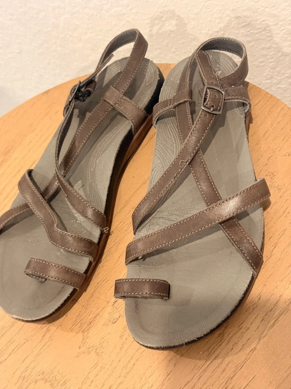 Chaco‎ Kids Brown/Gray Strappy Sandals